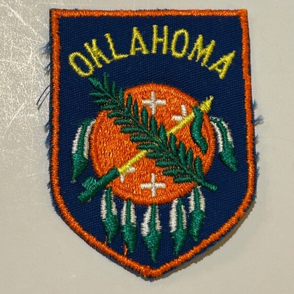 Oklahoma State Embroidered Patch UNUSED - Picture 1 of 3